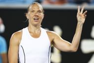 Kaia Kanepi at the 2022 Australian Open.